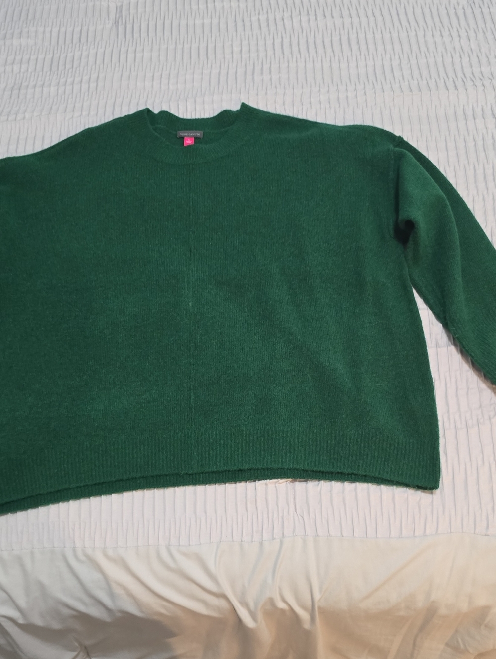 Vince Camuto Emerald Green Crewneck Sweater